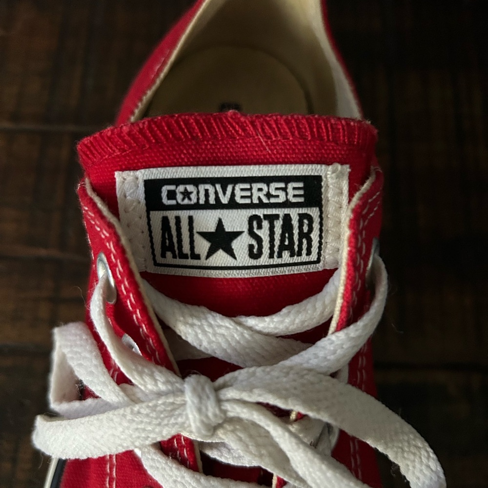 Converse Red Chuck Taylor All Star Sneakers
Woman’s 8
Men’s 6 - Picture 2 of 5